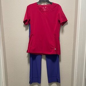Smitten Women Scrubs Set